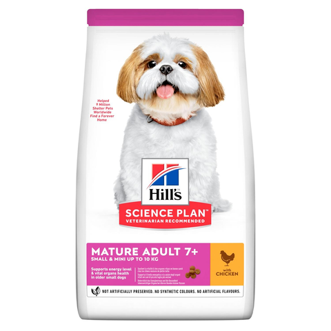 Hill’s Science Plan Small & Mini Mature Adult 7+ Dog Food With Chicken (3kg)