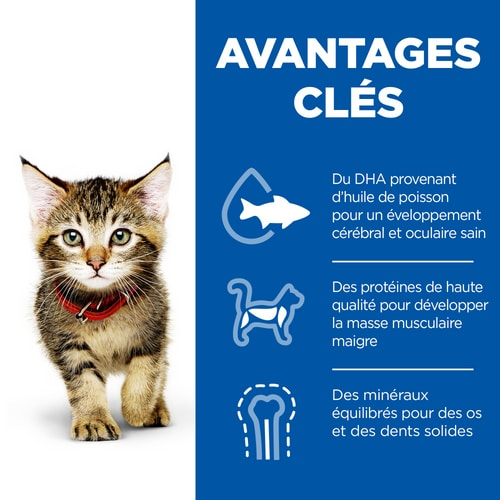 Hill’s Science Plan Aliment pour Chaton au Poulet (1.5kg)