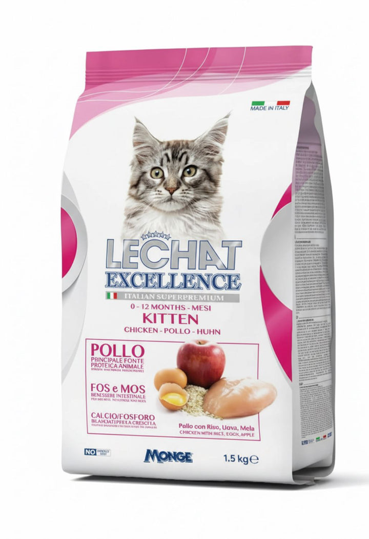 Le chat Excellence Croquettes  pour Chats Kitten  1,5 kg