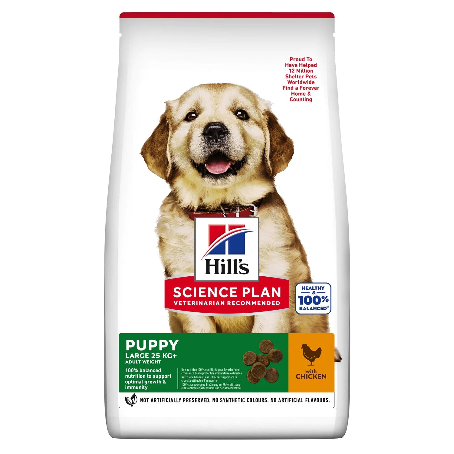 Hill’s Science Plan Large Breed Puppy Aliment pour Chiot de Grande Race (14,5kg)