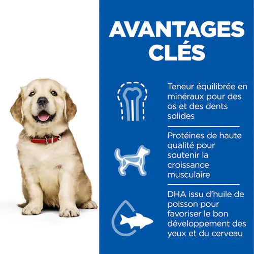 Hill’s Science Plan Large Breed Puppy Aliment pour Chiot de Grande Race (14,5kg)